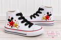 Oh Toodles Boys Collection | Personalized Mickey-Inspired Custom Converse Shoes for Boys