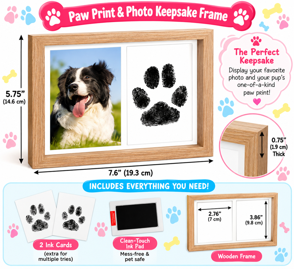 Personalized Dog Birthday Pawty Box | Complete Dog Birthday Party Kit with Bandanna, Hat, Toys & Decorations