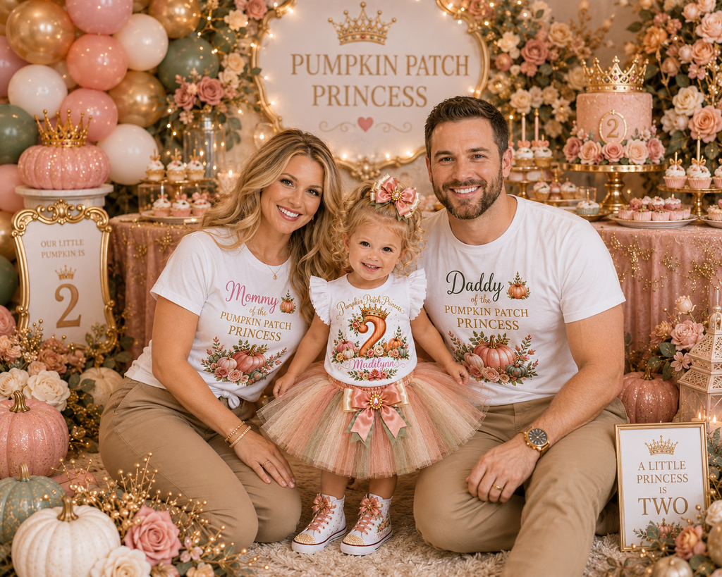 Pumpkin Patch Princess | Personalized Fall Princess Birthday Outfit