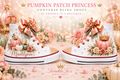 Pumpkin Patch Princess | Personalized Fall Princess Converse Bling Shoes