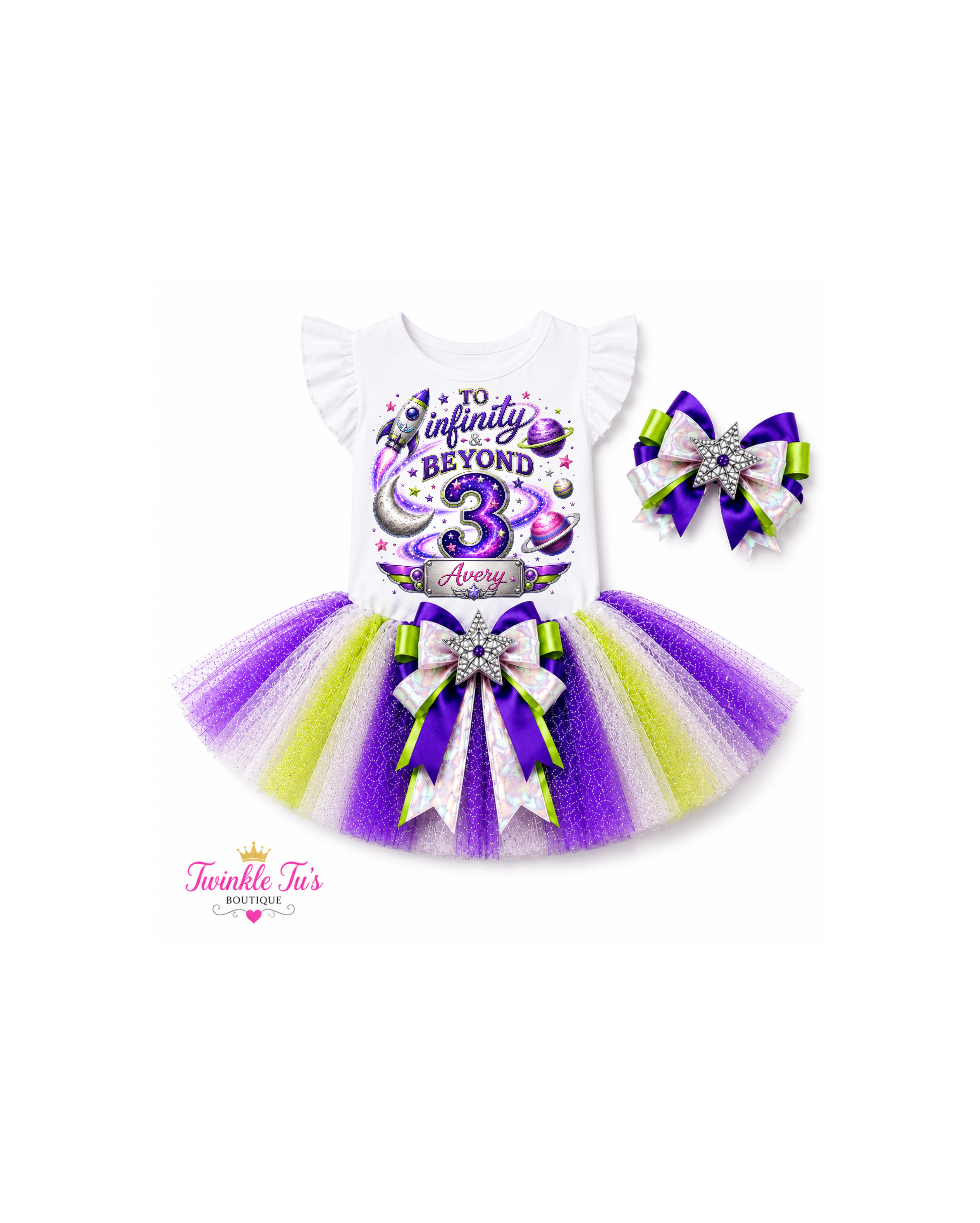 To Infinity & Beyond | Personalized Space Ranger Birthday Outfit