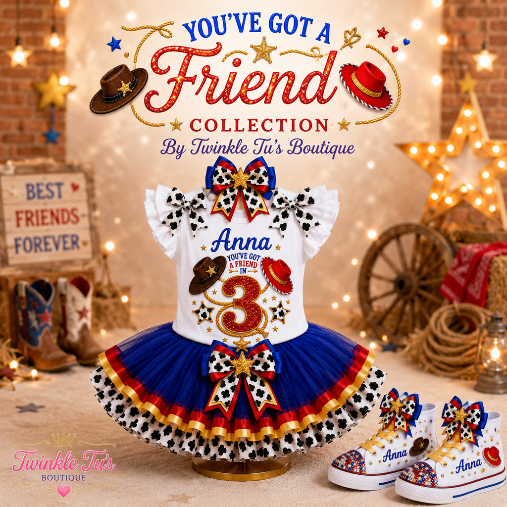 You've Got a Friend | Personalized Cowboy-Cowgirl Family Shirt