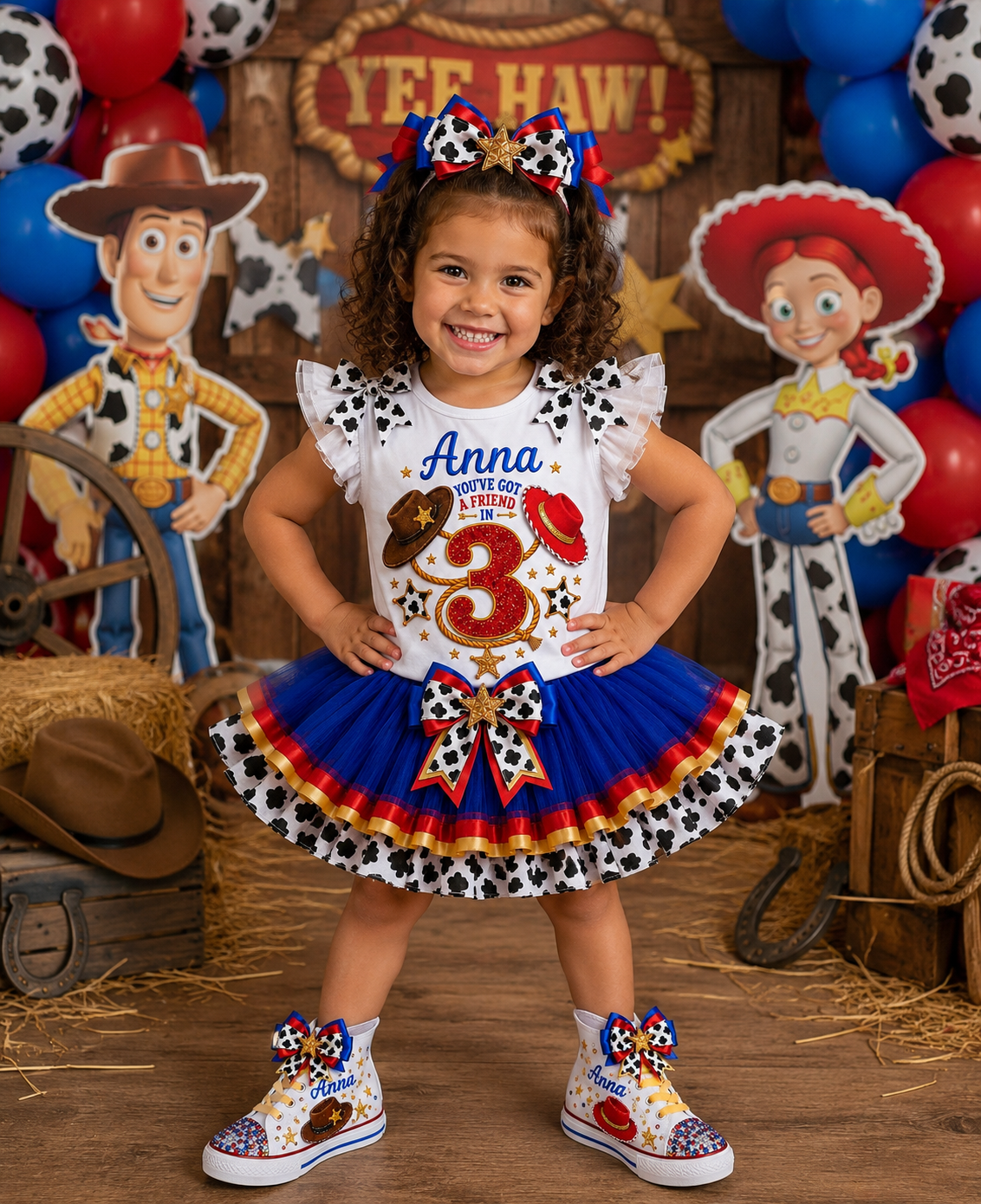 You've Got a Friend | Personalized Cowboy-Cowgirl Birthday Outfit