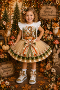 Woodland Harvest | Personalized Woodland Birthday Outfit