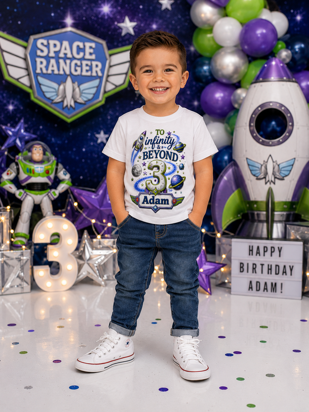 To Infinity & Beyond Boys Collection | Personalized Birthday Shirt for Boys