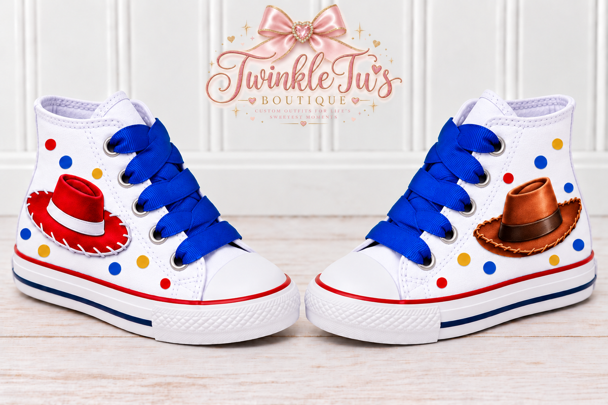 You've Got a Friend | Personalized Toy story-Inspired Custom Converse Shoes for Boys