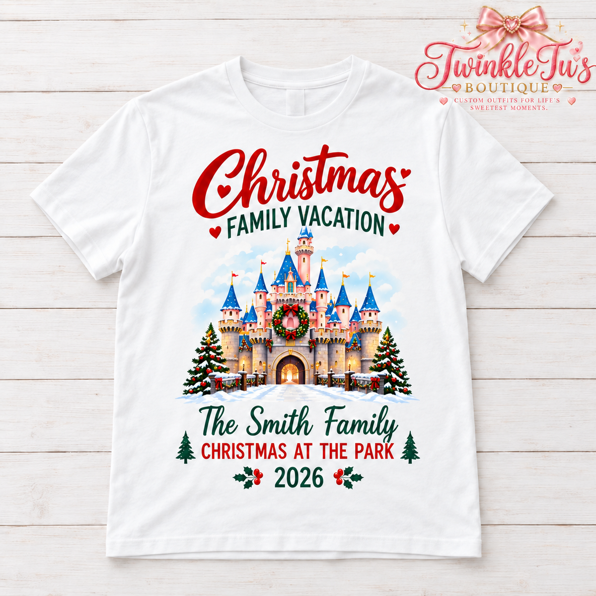Christmas Vacation Family Christmas Shirts | Custom Relative Matching Christmas Tees