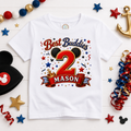 Best Buddies Boys Collection| Personalized Mickey-Mouse Inspired Birthday Shirt for Boys