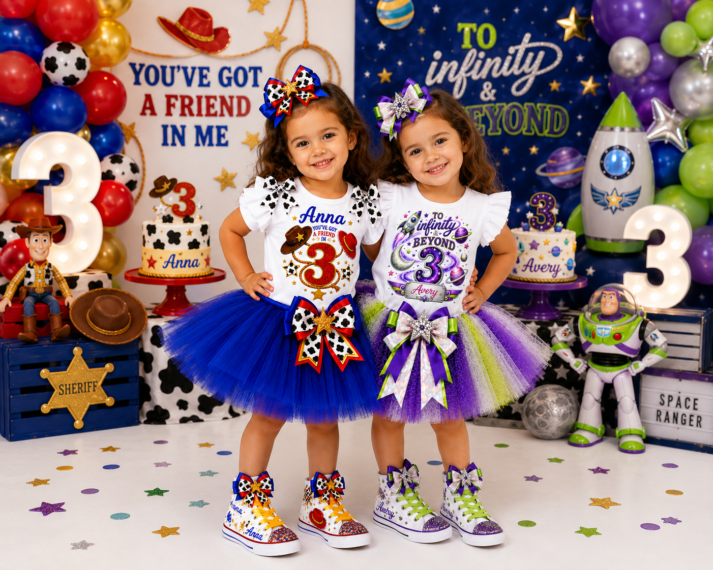 You've Got a Friend | Personalized Cowboy-Cowgirl Birthday Outfit