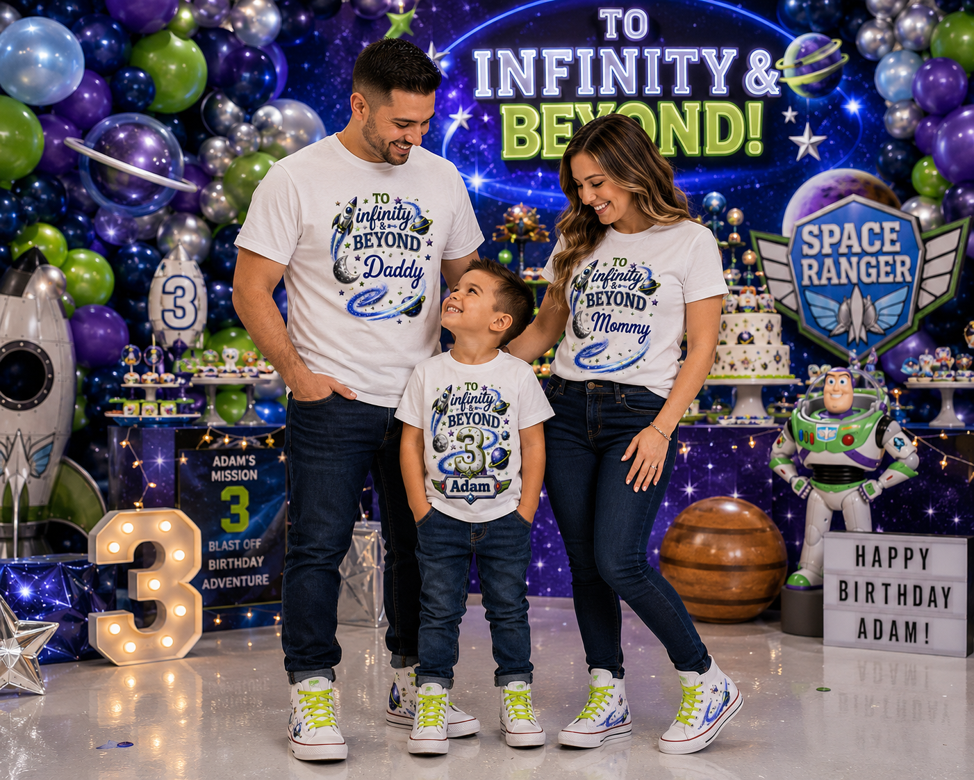 To Infinity & Beyond Boys Collection| Personalized Family Shirt