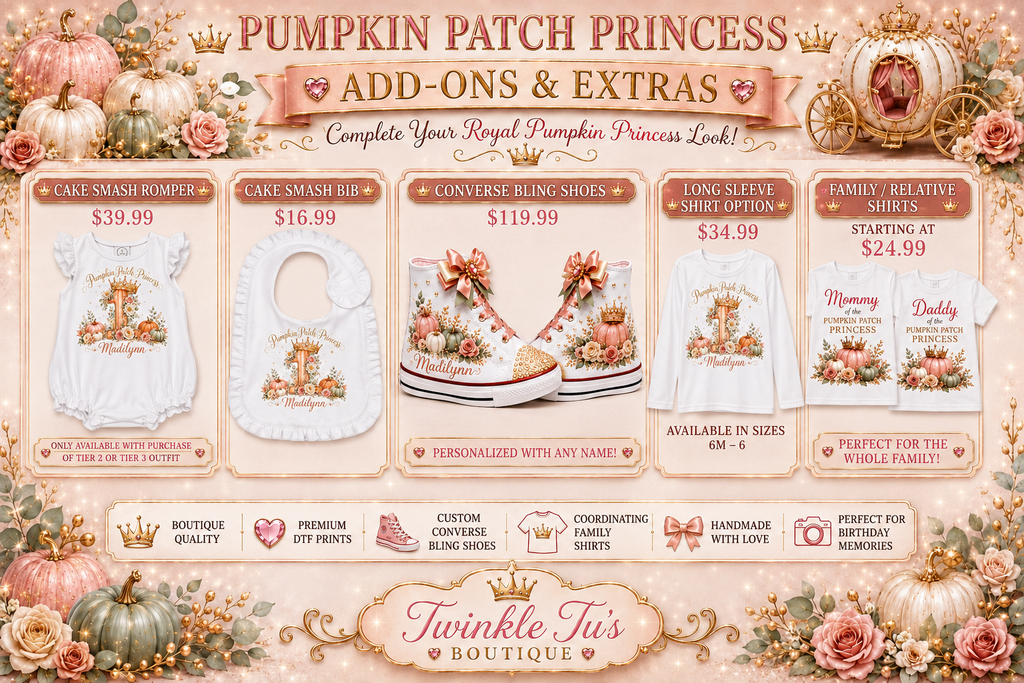 Pumpkin Patch Princess | Personalized Fall Family Shirt