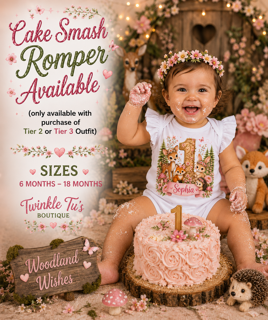 Woodland Wishes | Personalized Woodland Birthday Outfit