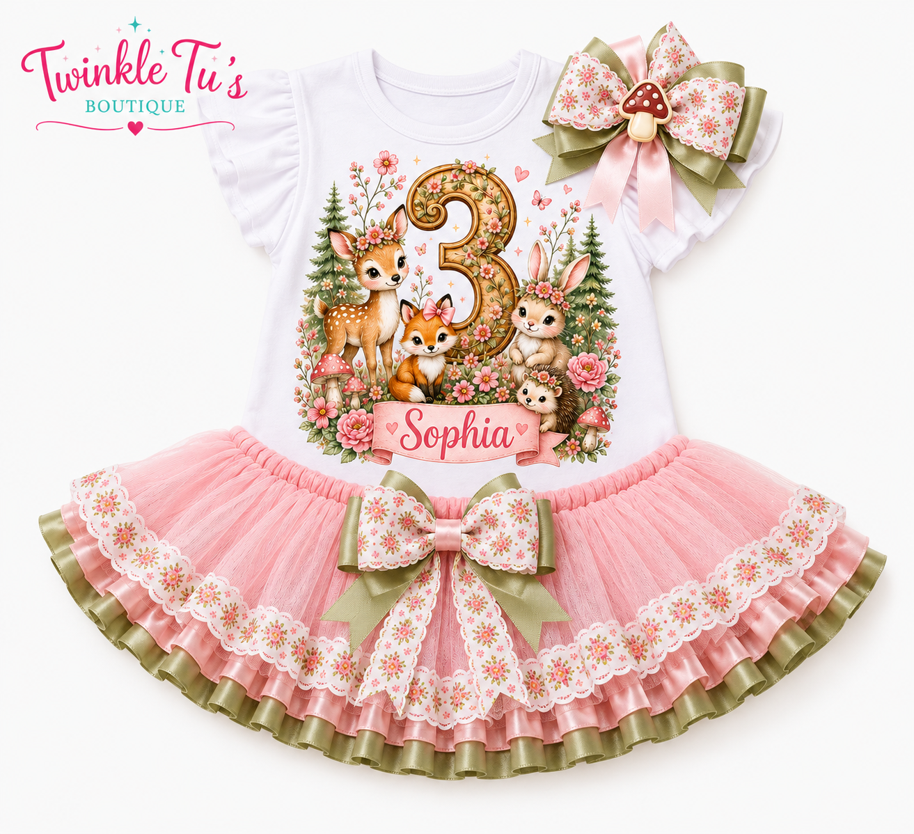 Woodland Wishes | Personalized Woodland Family Shirt