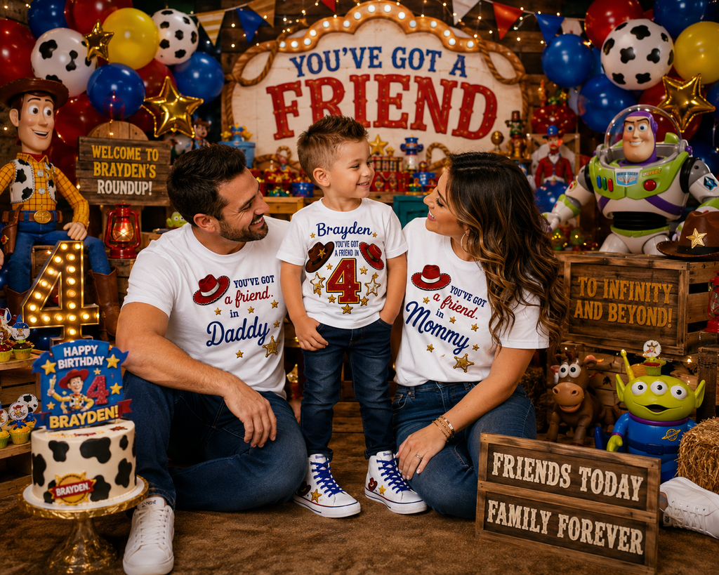 You've Got a Friend Boys Collection| Personalized Family Shirt