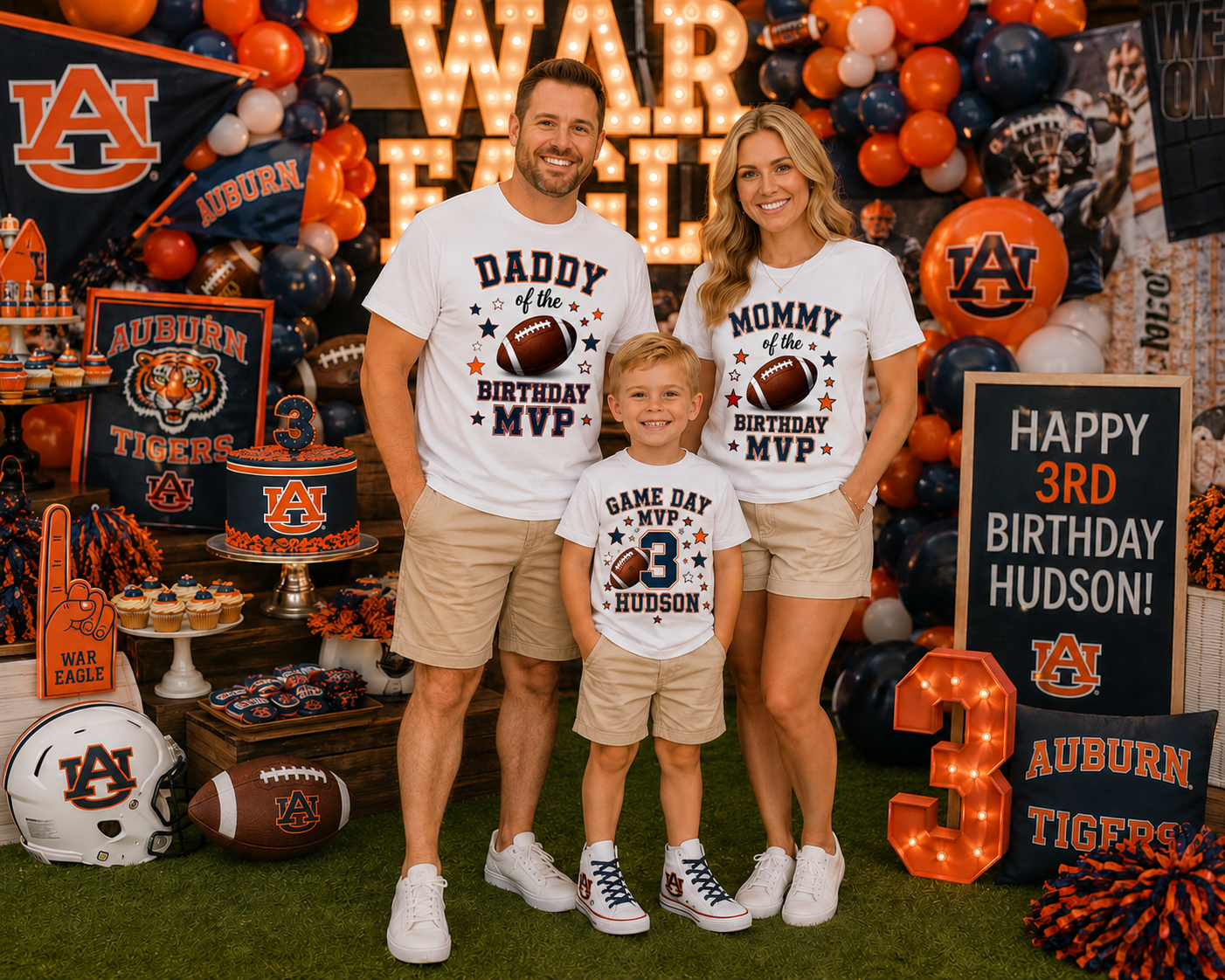 Game Day MVP Boys Collection | Personalized Football Birthday Shirt for Boys