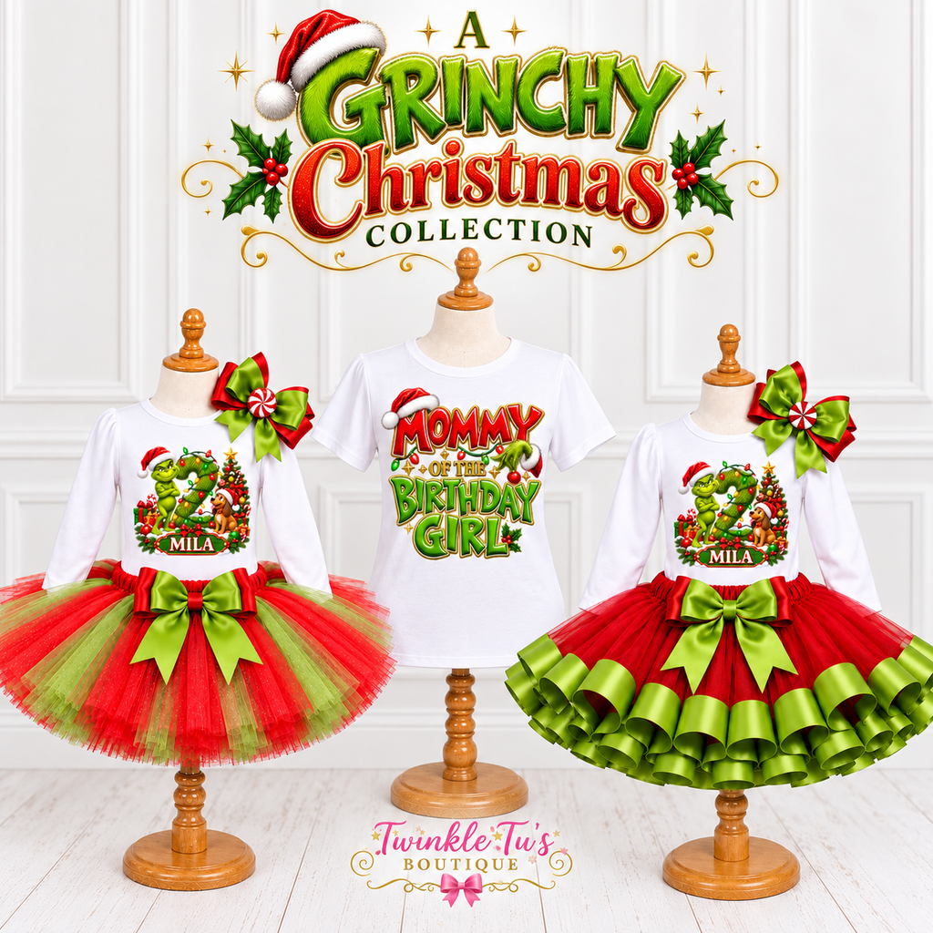 A Grinchy Christmas| Personalized Family Shirts